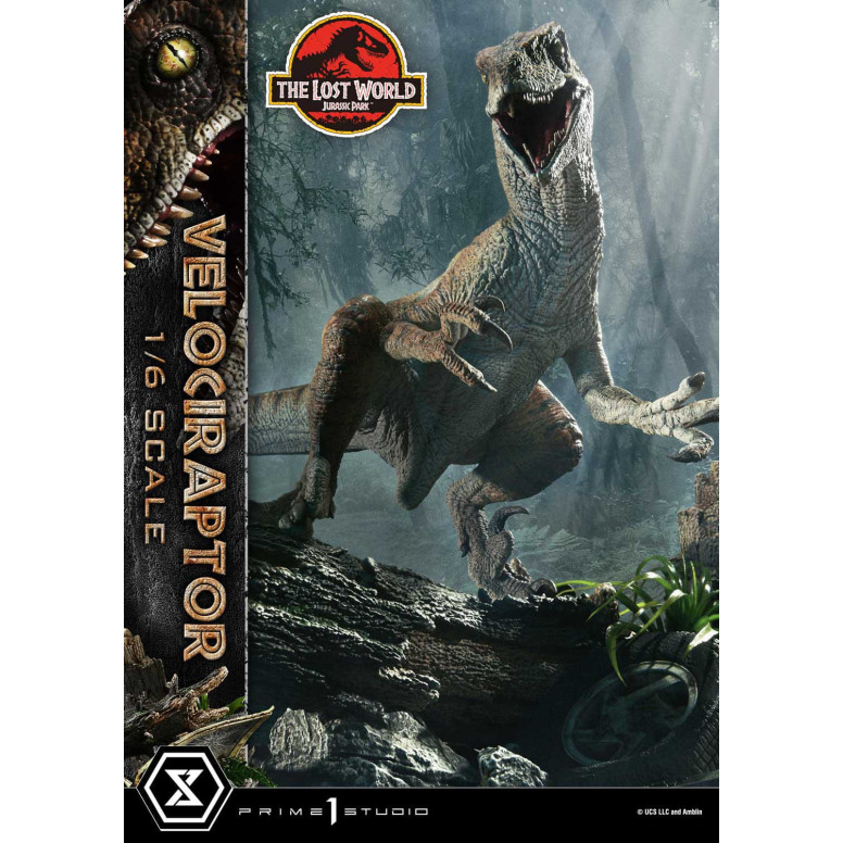 Prime 1 Studio - Jurassic Park II - Statue Legacy Museum Collection 1/6 Velociraptor Bonus Version 41 cm
