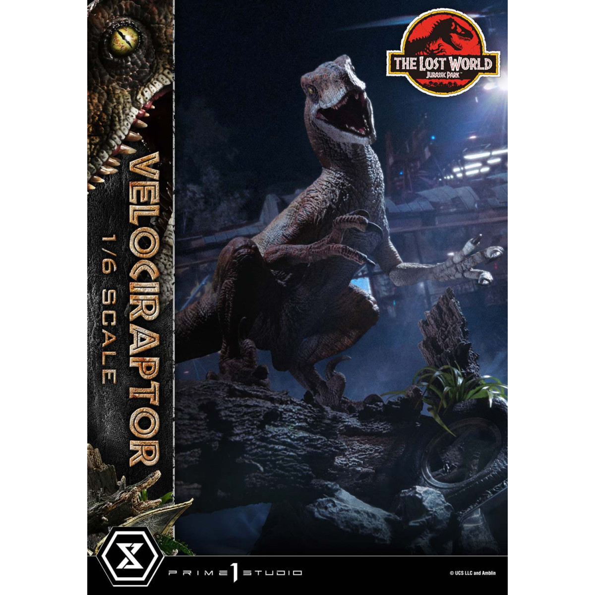 Prime 1 Studio - Jurassic Park II - Statue Legacy Museum Collection 1/6 Velociraptor Bonus Version 41 cm