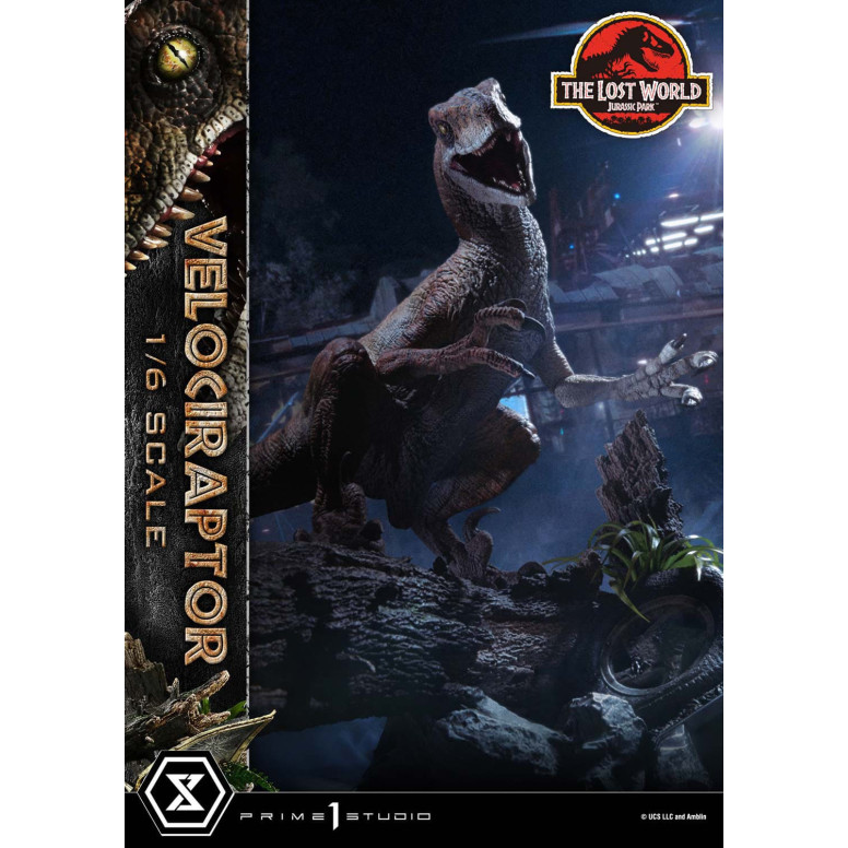 Prime 1 Studio - Jurassic Park II - Statue Legacy Museum Collection 1/6 Velociraptor Bonus Version 41 cm