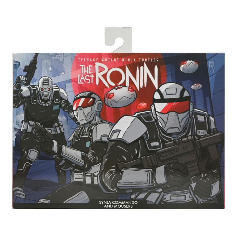 NECA - IDW Comics - Synja Commando mit Mousers - Der letzte Ronin - TMNT