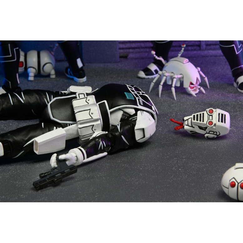 NECA - IDW Comics - Synja Commando mit Mousers - Der letzte Ronin - TMNT