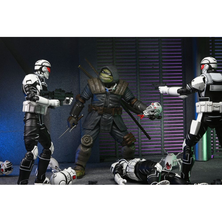 NECA - IDW Comics - Synja Commando mit Mousers - Der letzte Ronin - TMNT