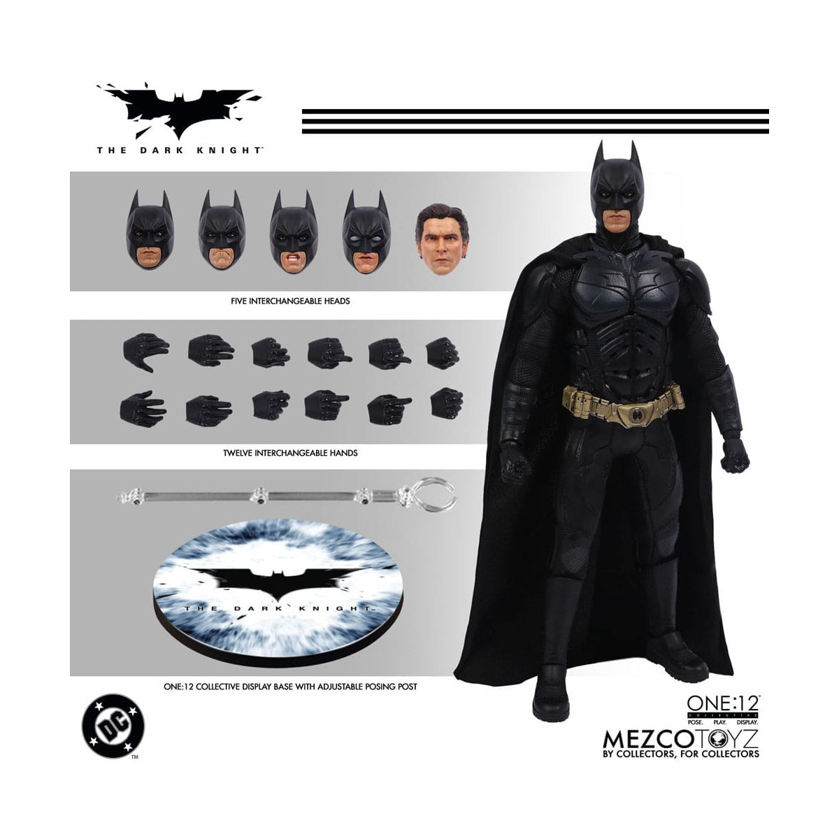 Mezco One 12 - Der dunkle Ritter - BATMAN - DC Comics