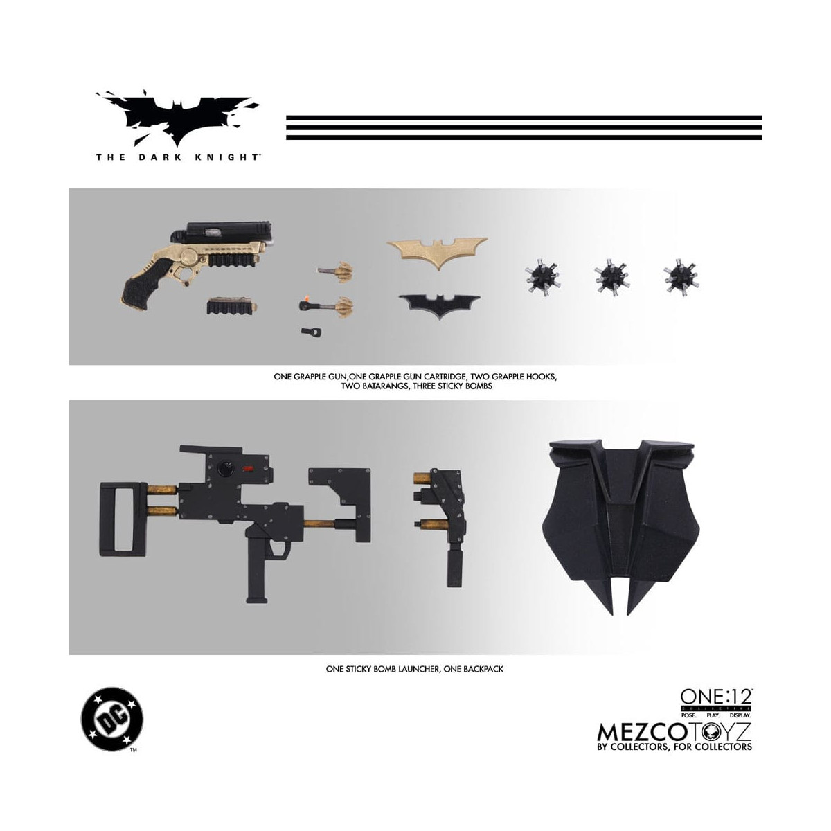 Mezco One 12 - Der dunkle Ritter - BATMAN - DC Comics