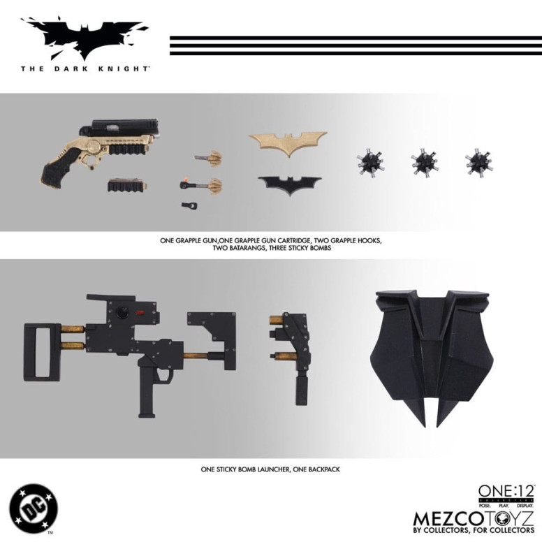 Mezco One 12 - Der dunkle Ritter - BATMAN - DC Comics