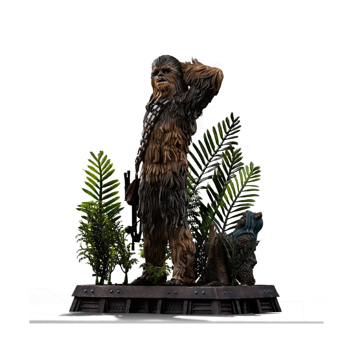 Iron Studios Star Wars - Chewbacca und Tokkat Kunst Maßstab 1/10 - Die Rückkehr der Jedi