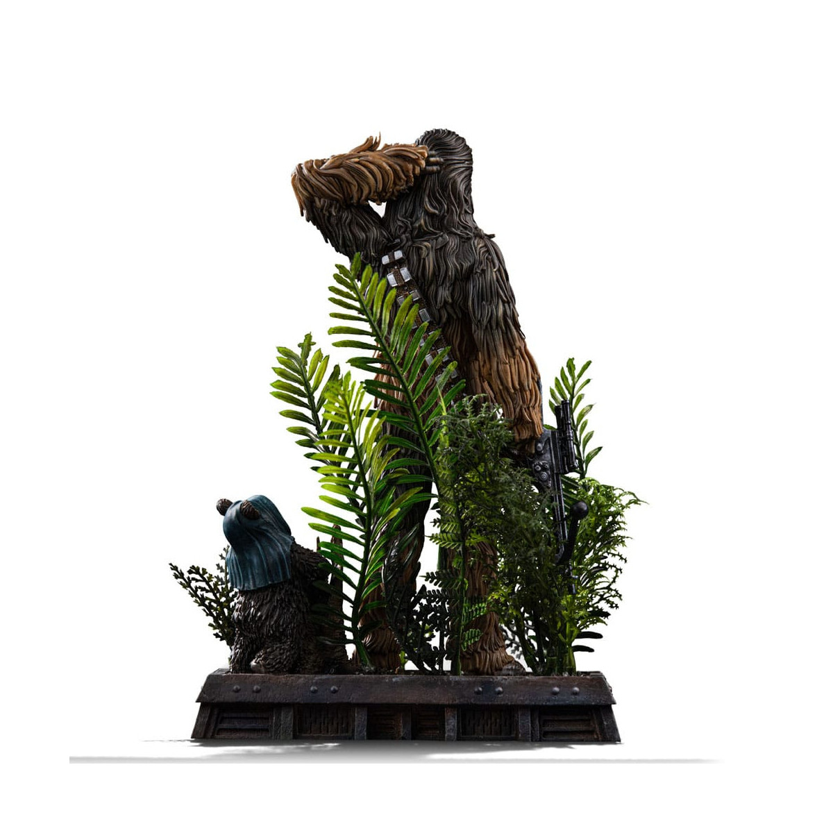 Iron Studios Star Wars - Chewbacca und Tokkat Kunst Maßstab 1/10 - Die Rückkehr der Jedi