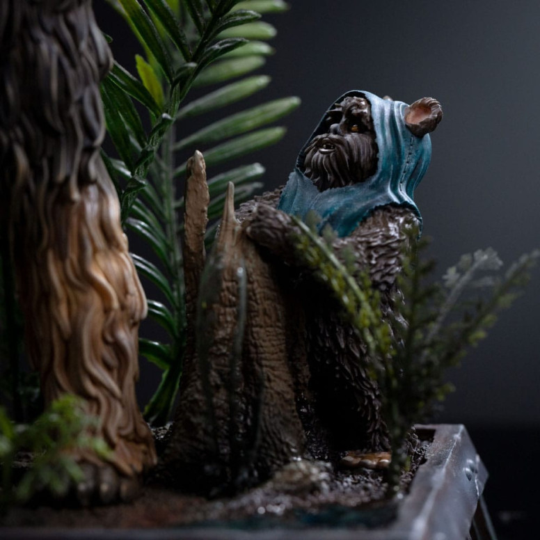 Iron Studios Star Wars - Chewbacca und Tokkat Kunst Maßstab 1/10 - Die Rückkehr der Jedi
