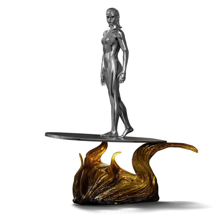 Iron Studios - Marvel Fantastic 4 - Silver Surfer Kunst Maßstab 1/10
