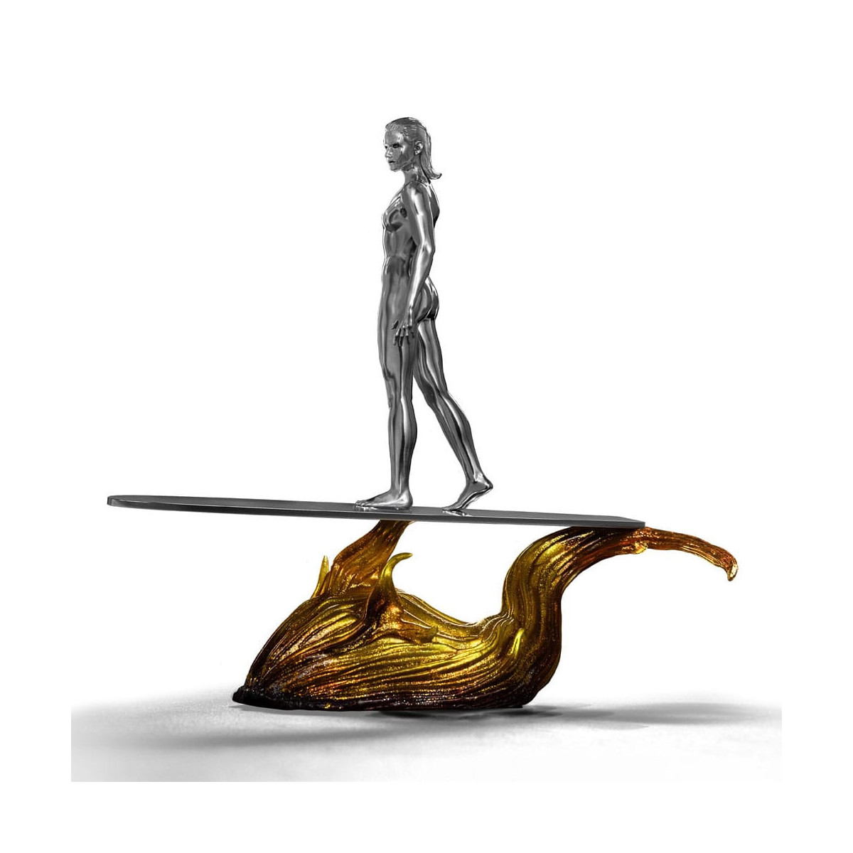 Iron Studios - Marvel Fantastic 4 - Silver Surfer Kunst Maßstab 1/10