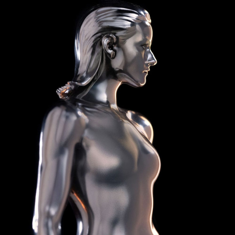 Iron Studios - Marvel Fantastic 4 - Silver Surfer Kunst Maßstab 1/10