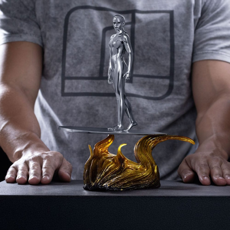 Iron Studios - Marvel Fantastic 4 - Silver Surfer Kunst Maßstab 1/10