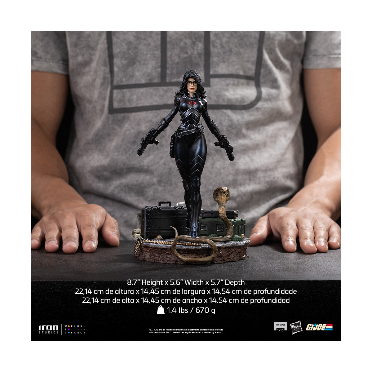 Iron Studios G.I.Joe - Destro Kunstmaßstab 1/10 Figur