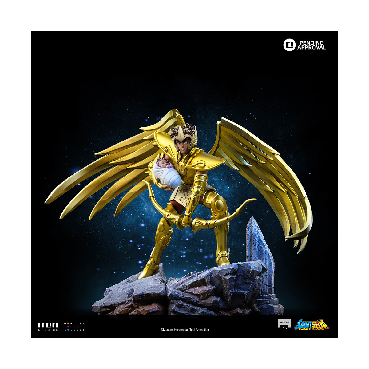 Iron Studios - Saint Seiya - Sagittarius Aiolos Art Scale 1/10 - Ritter des Tierkreises