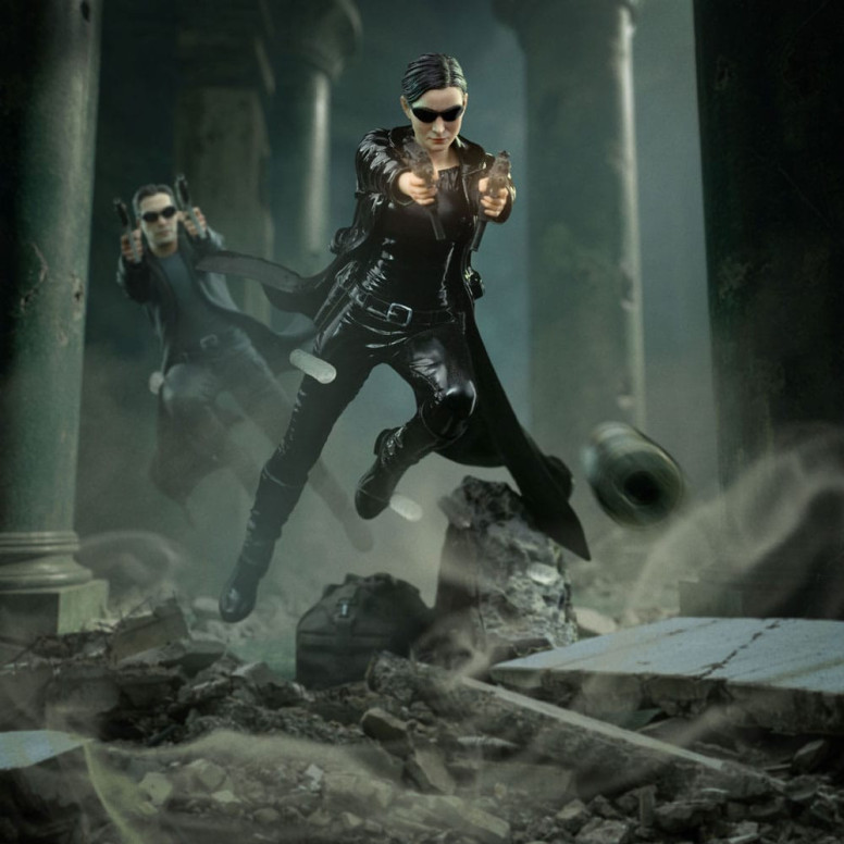 Iron Studios Matrix - TRINITY Kunstmaßstab 1/10