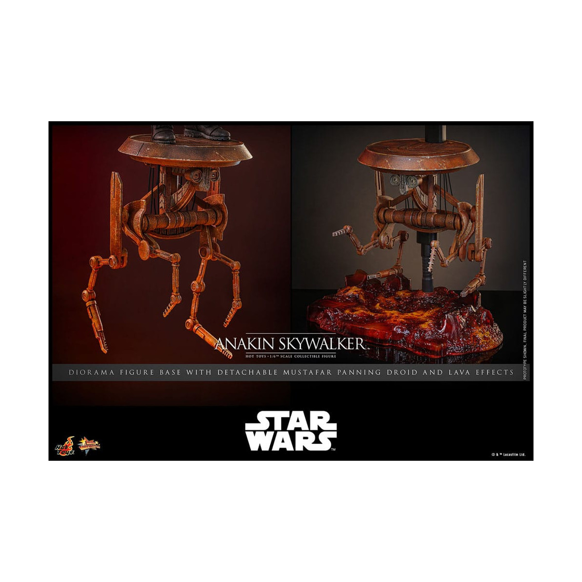 Hot toys Star Wars: Anakin Skywalker MMS839 1/6 - Episode III: Die Rache der Sith