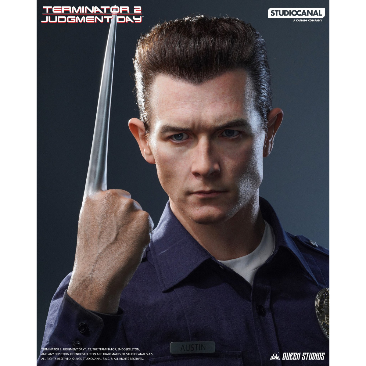 Königin-Studios - Terminator 2 - T1000 Life Size Büste 2.0