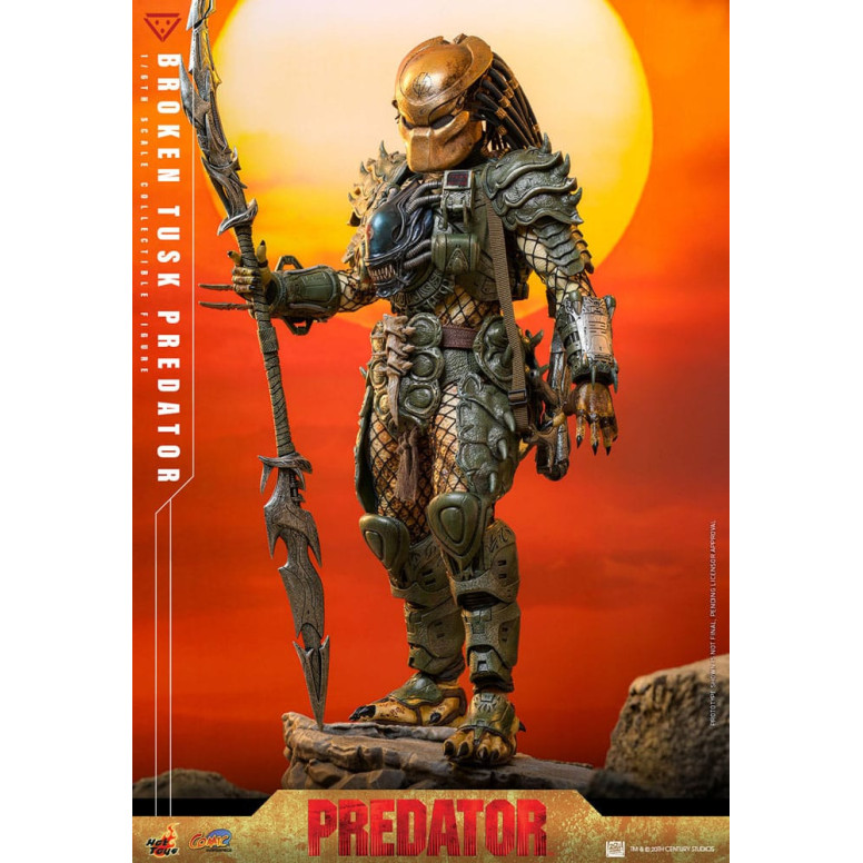 Hot Toys - Alien vs Predator - Gebrochener Stoßzahn Predator 1/6 CMS029