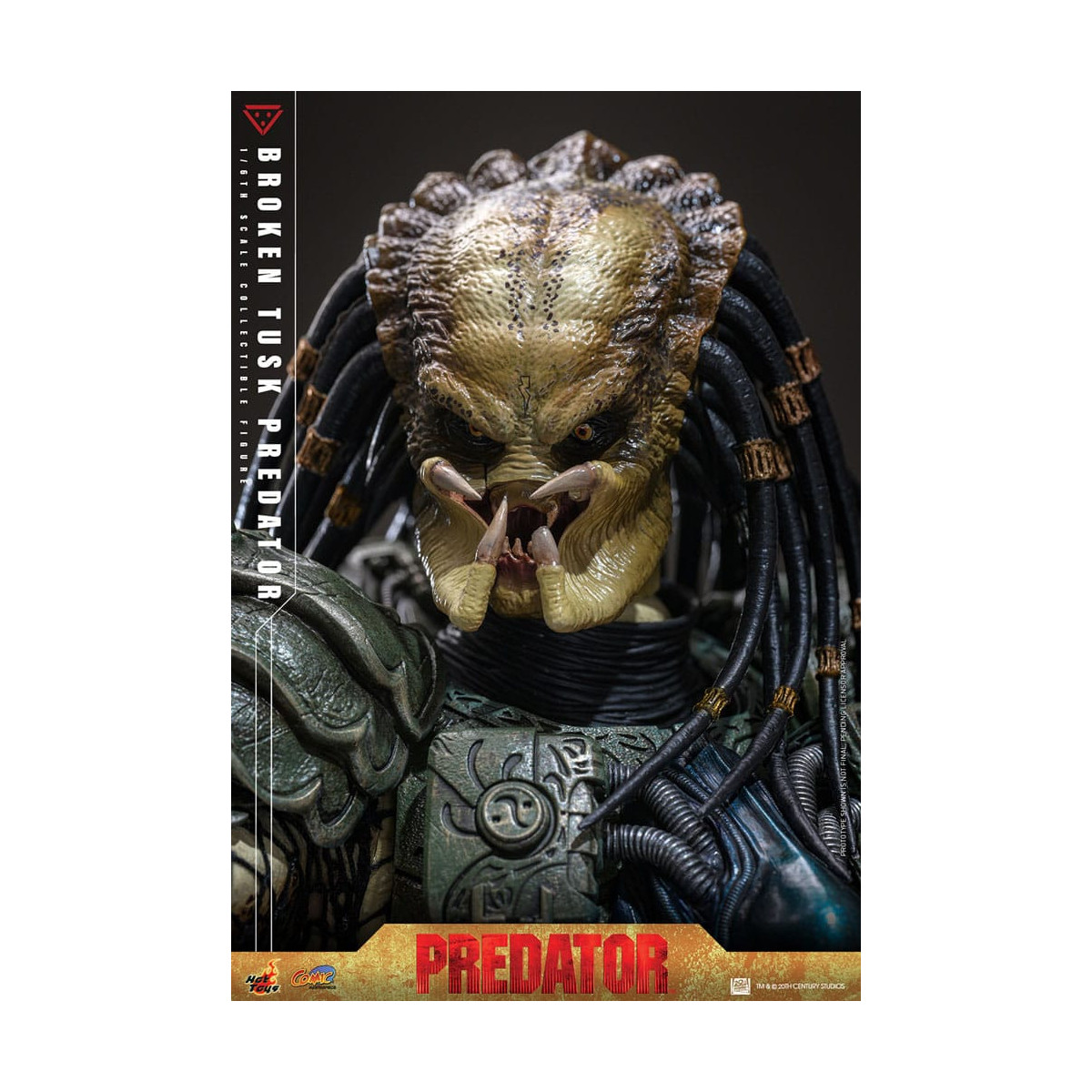 Hot Toys - Alien vs Predator - Gebrochener Stoßzahn Predator 1/6 CMS029