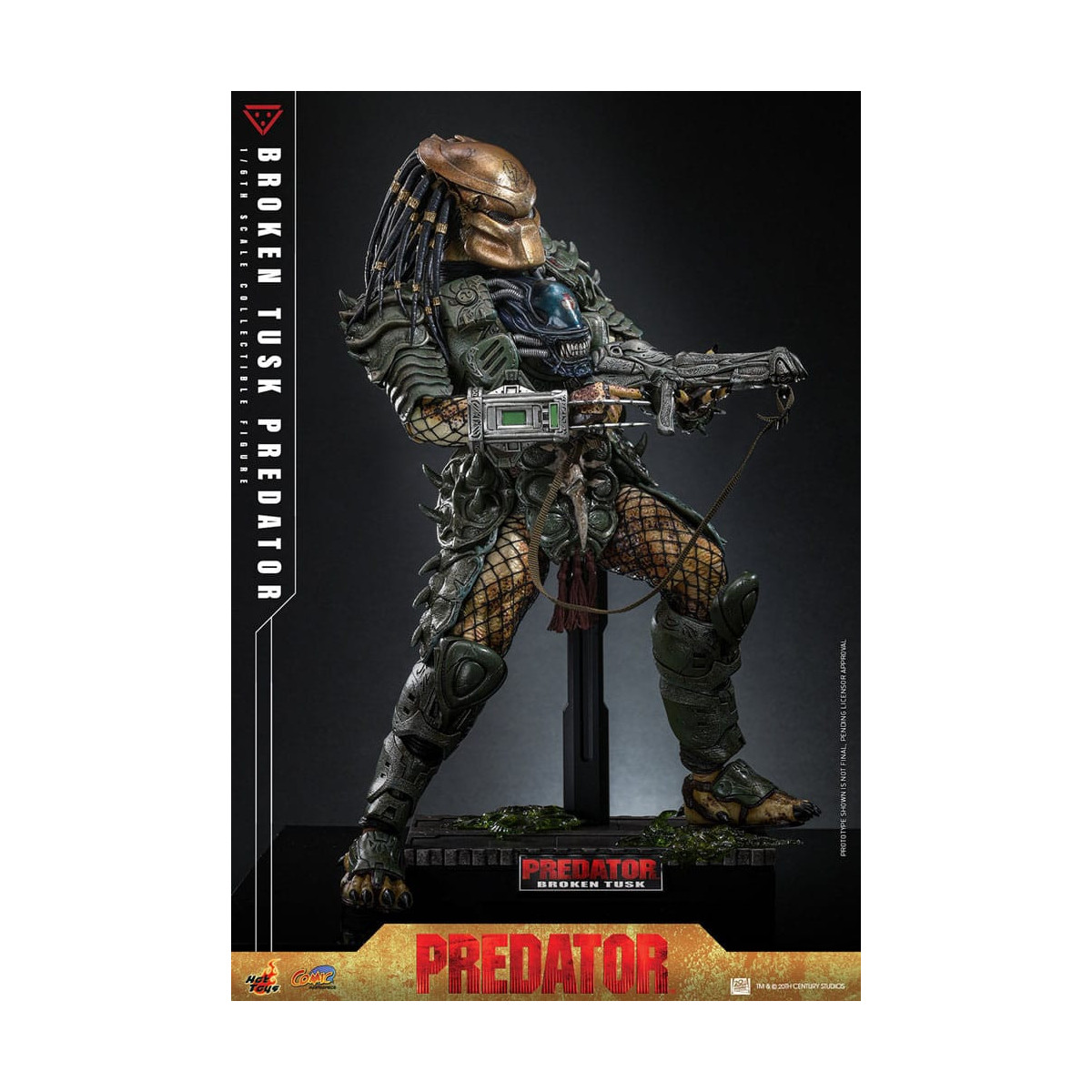 Hot Toys - Alien vs Predator - Gebrochener Stoßzahn Predator 1/6 CMS029