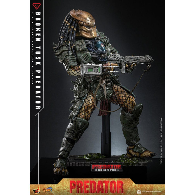 Hot Toys - Alien vs Predator - Gebrochener Stoßzahn Predator 1/6 CMS029