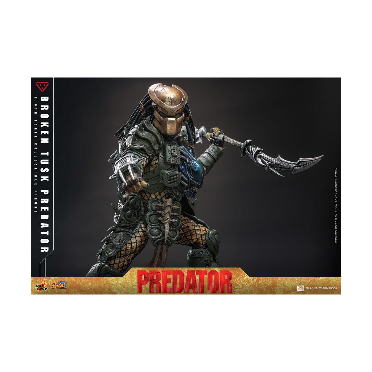 Hot Toys - Alien vs Predator - Gebrochener Stoßzahn Predator 1/6 CMS029