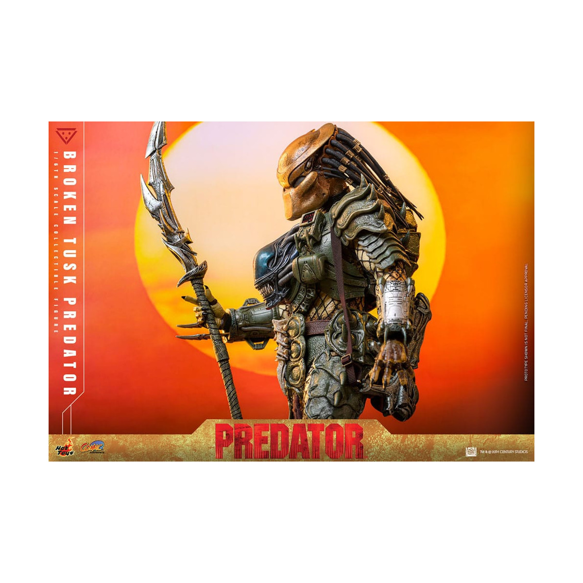 Hot Toys - Alien vs Predator - Gebrochener Stoßzahn Predator 1/6 CMS029