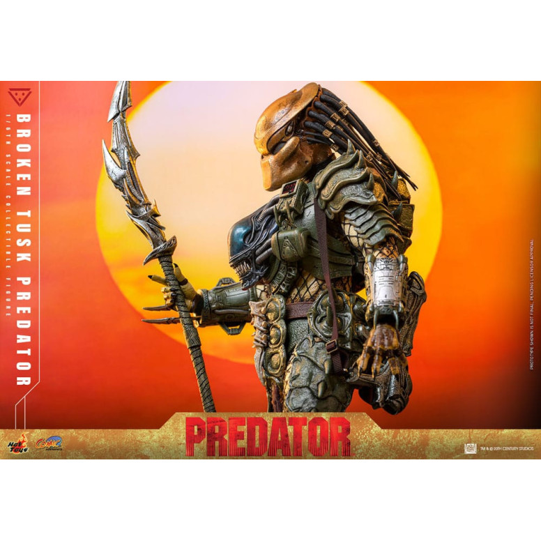 Hot Toys - Alien vs Predator - Gebrochener Stoßzahn Predator 1/6 CMS029