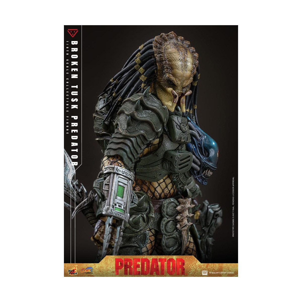 Hot Toys - Alien vs Predator - Gebrochener Stoßzahn Predator 1/6 CMS029