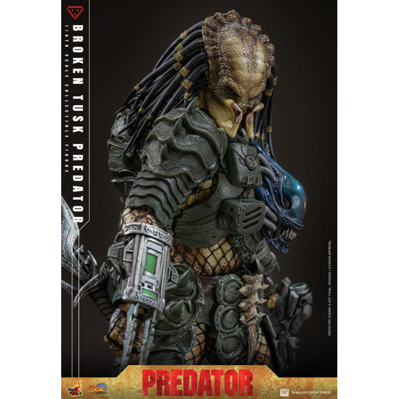 Hot Toys - Alien vs Predator - Gebrochener Stoßzahn Predator 1/6 CMS029