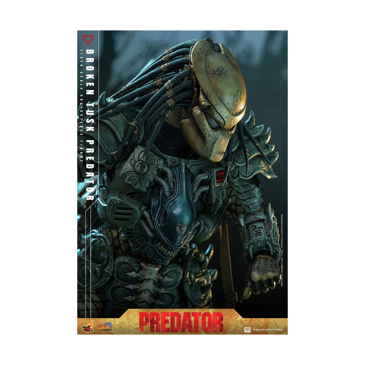Hot Toys - Alien vs Predator - Gebrochener Stoßzahn Predator 1/6 CMS029