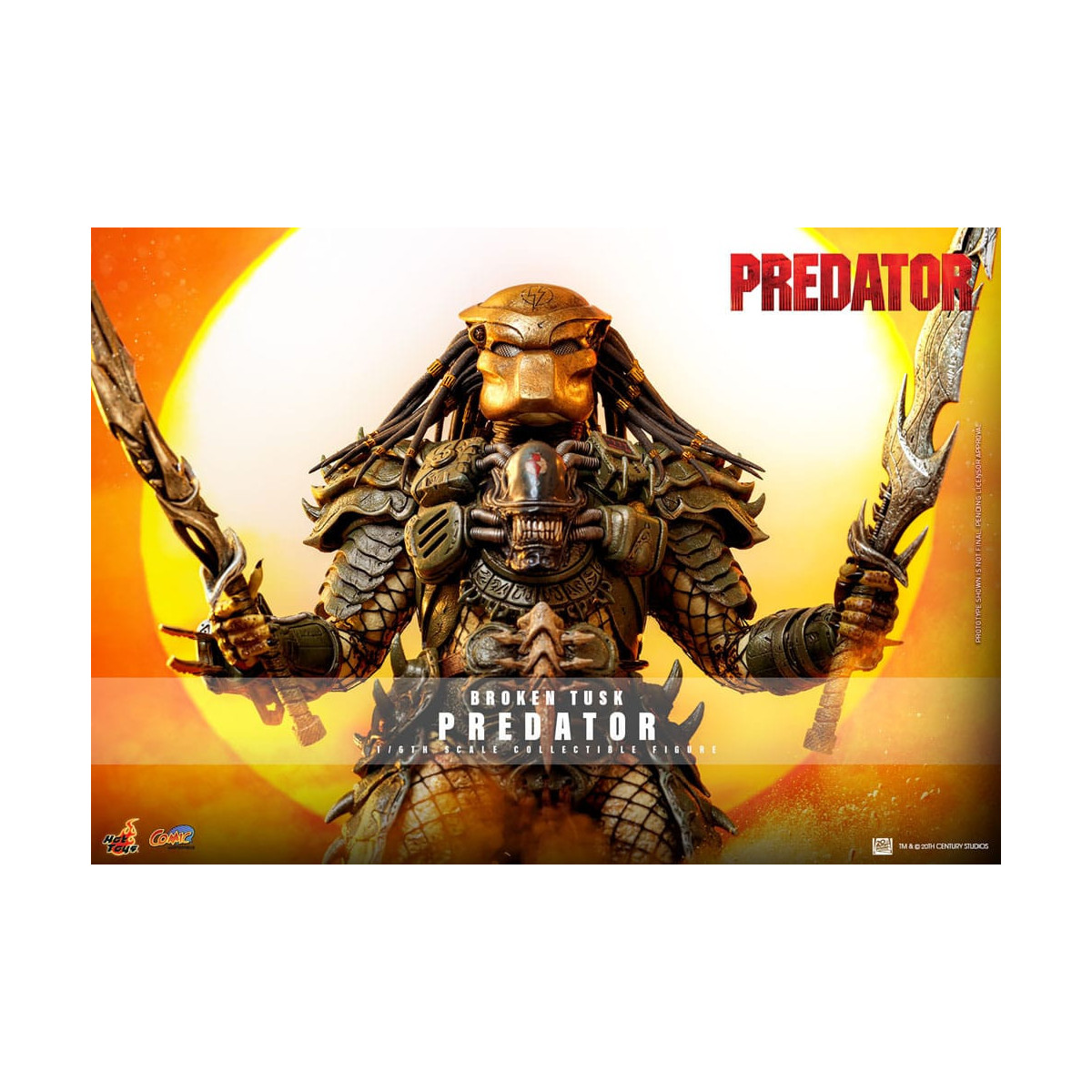 Hot Toys - Alien vs Predator - Gebrochener Stoßzahn Predator 1/6 CMS029