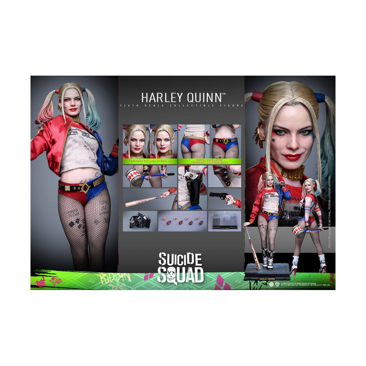 Hot Toys Suicide Squad FIgurine 1/6 Harley Quinn | Sammlerfigur