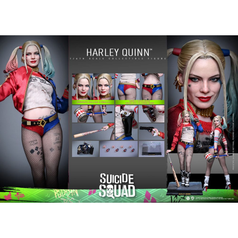 Hot Toys Suicide Squad FIgurine 1/6 Harley Quinn | Sammlerfigur