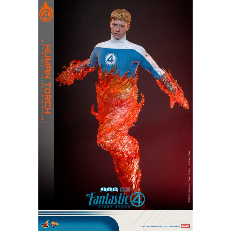 Hot Toys Marvel - Fantastische Vier: Erste Schritte - Menschliche Fackel MMS 1/6 - Johnny Storm