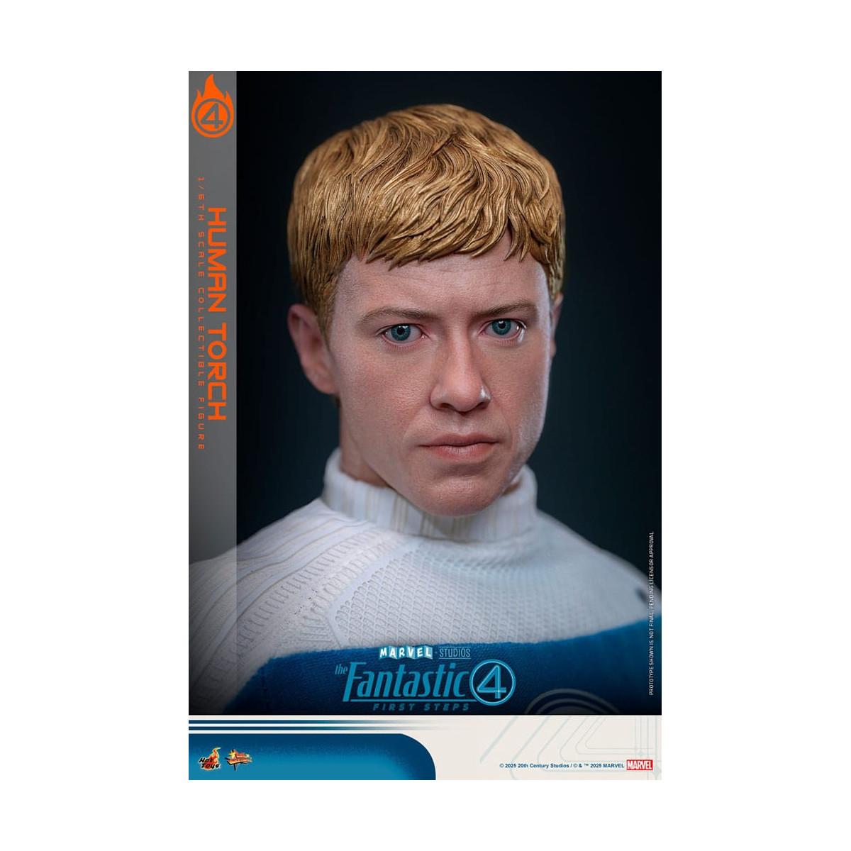 Hot Toys Marvel - Fantastische Vier: Erste Schritte - Menschliche Fackel MMS 1/6 - Johnny Storm