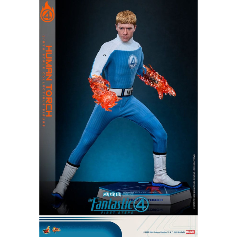 Hot Toys Marvel - Fantastische Vier: Erste Schritte - Menschliche Fackel MMS 1/6 - Johnny Storm