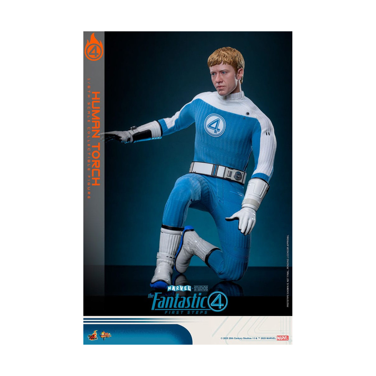 Hot Toys Marvel - Fantastische Vier: Erste Schritte - Menschliche Fackel MMS 1/6 - Johnny Storm