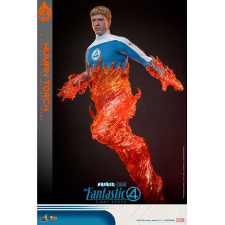 Hot Toys Marvel - Fantastische Vier: Erste Schritte - Menschliche Fackel MMS 1/6 - Johnny Storm
