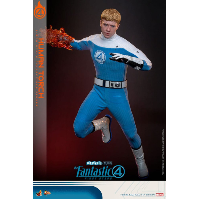 Hot Toys Marvel - Fantastische Vier: Erste Schritte - Menschliche Fackel MMS 1/6 - Johnny Storm