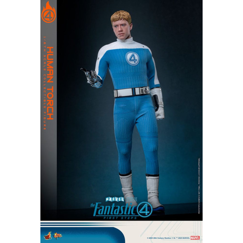 Hot Toys Marvel - Fantastische Vier: Erste Schritte - Menschliche Fackel MMS 1/6 - Johnny Storm