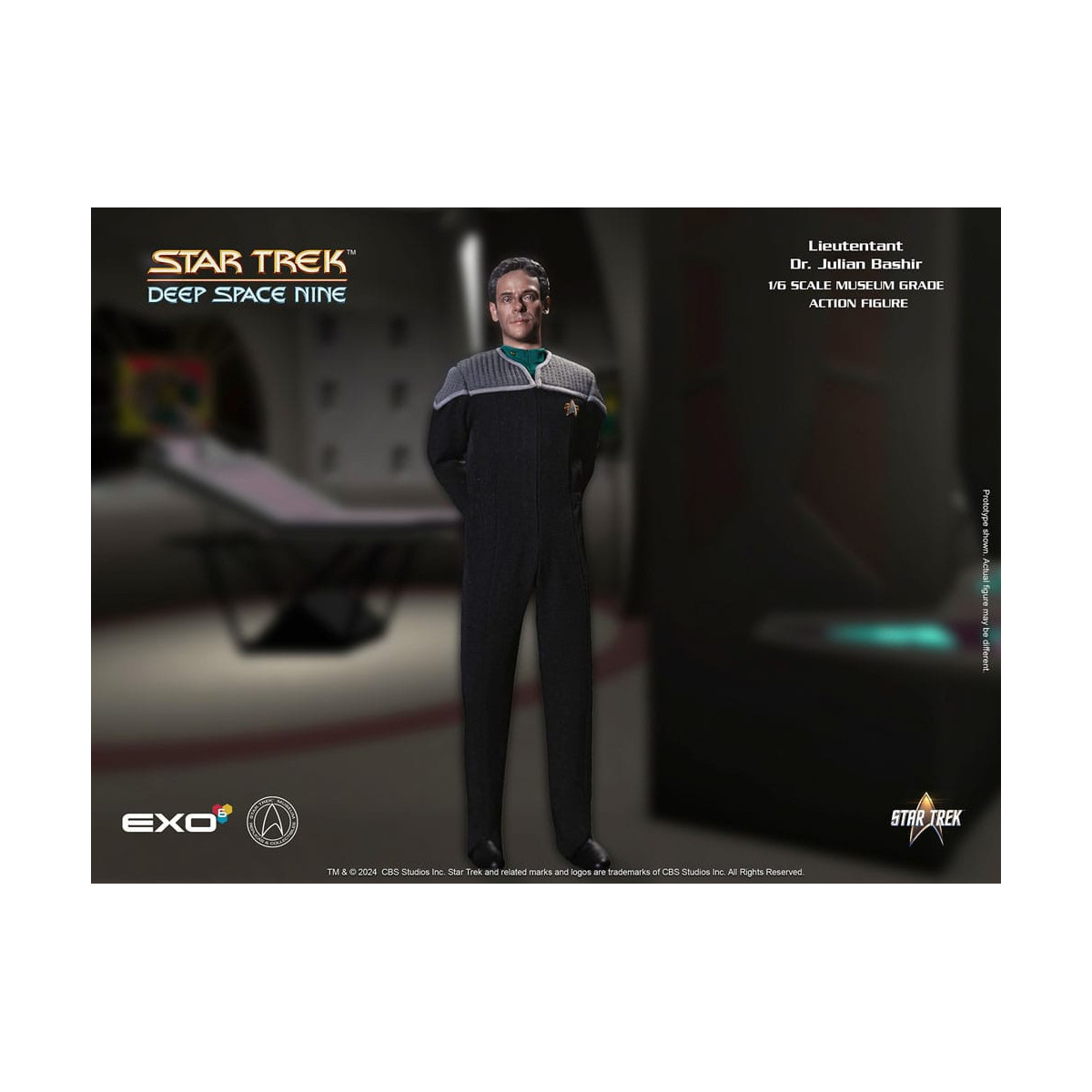 EXO-6 - Star Trek: Deep Space Nine - Julian Bashir Figur im Maßstab 1:6