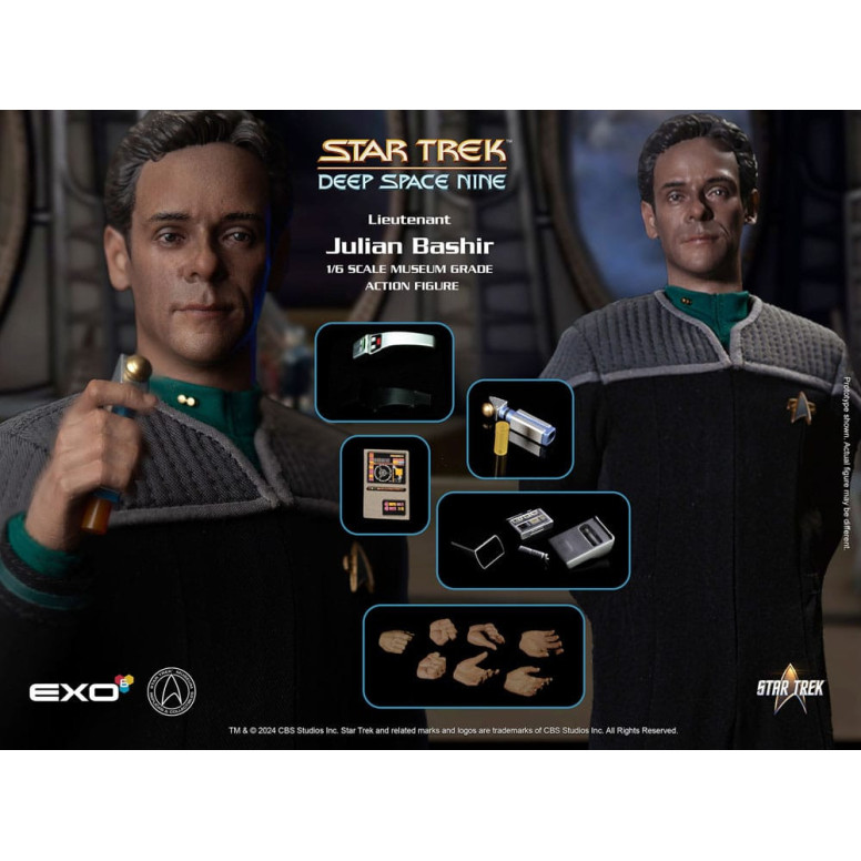 EXO-6 - Star Trek: Deep Space Nine - Julian Bashir Figur im Maßstab 1:6