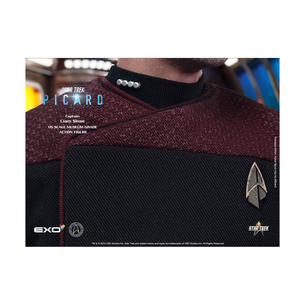 EXO-6 - Star Trek: Picard - Captain Liam Shaw Figur im Maßstab 1:6