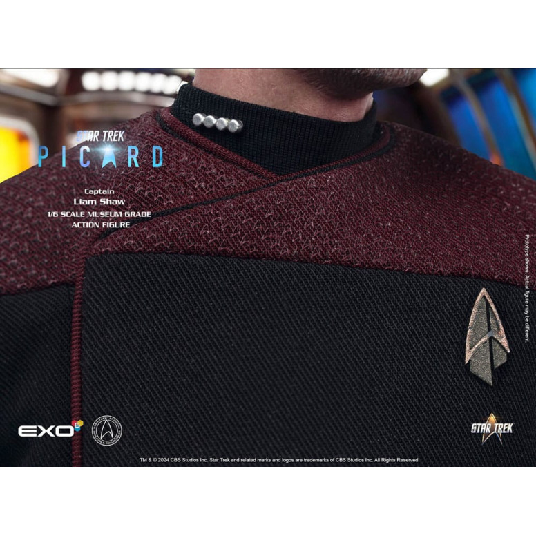 EXO-6 - Star Trek: Picard - Captain Liam Shaw Figur im Maßstab 1:6
