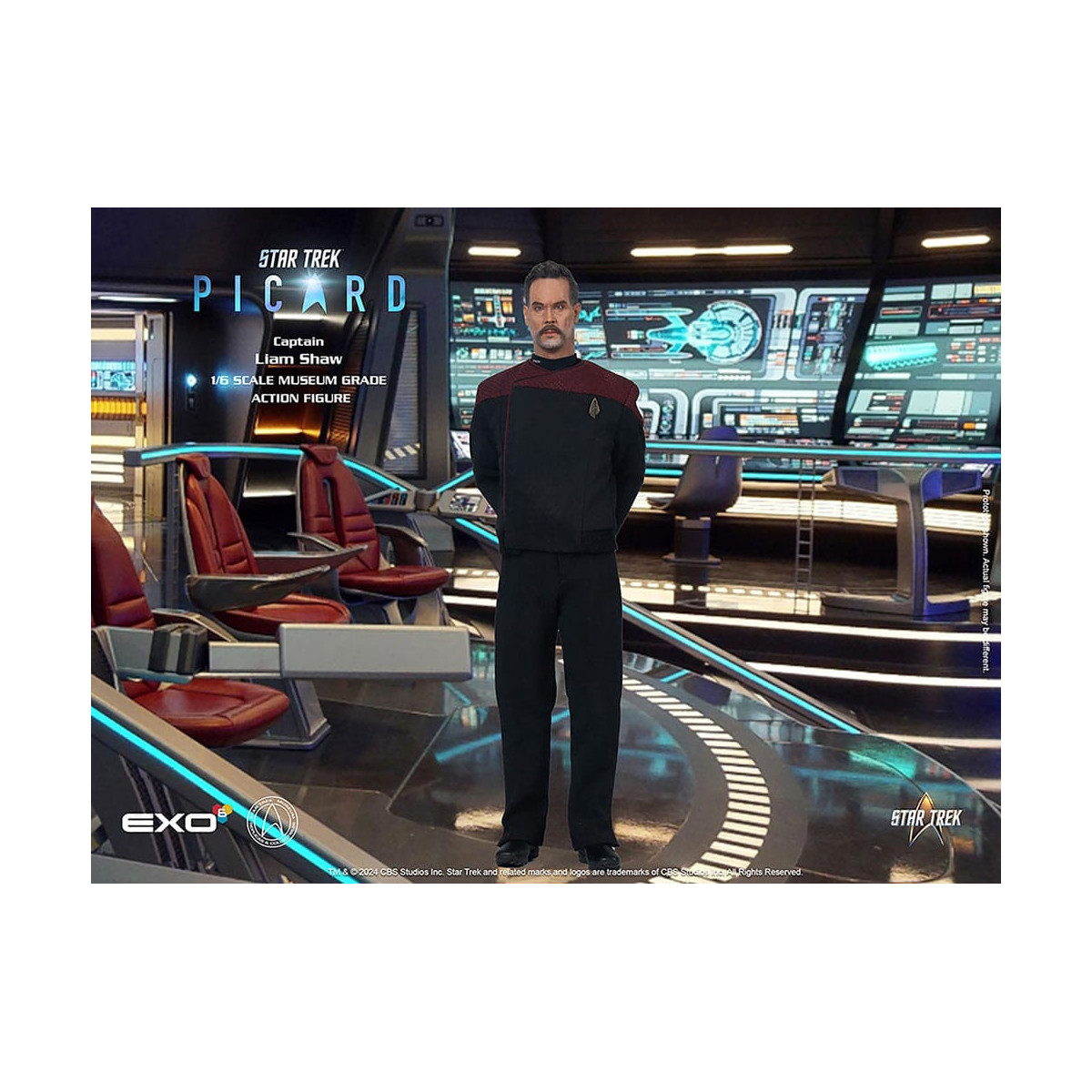 EXO-6 - Star Trek: Picard - Captain Liam Shaw Figur im Maßstab 1:6