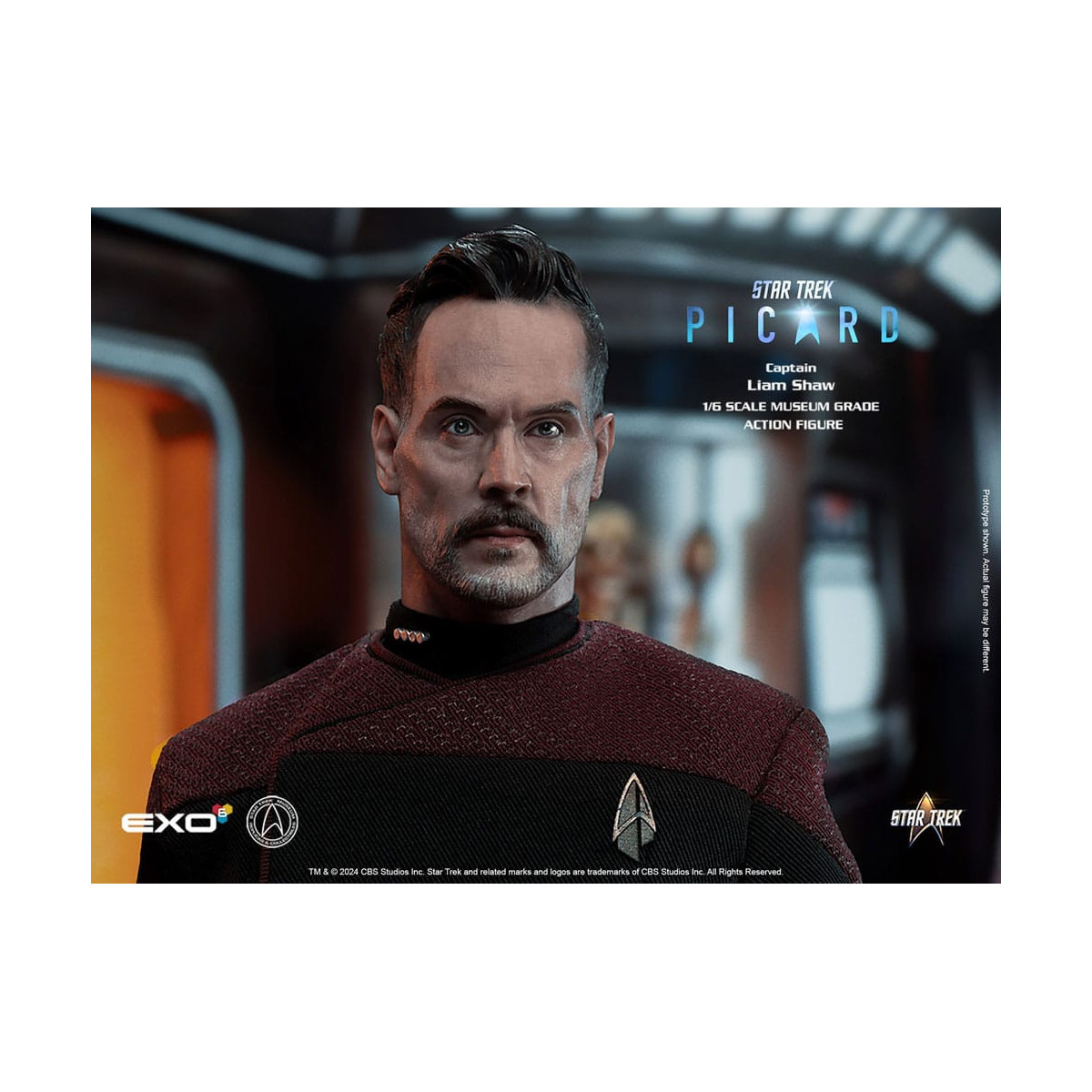 EXO-6 - Star Trek: Picard - Captain Liam Shaw Figur im Maßstab 1:6