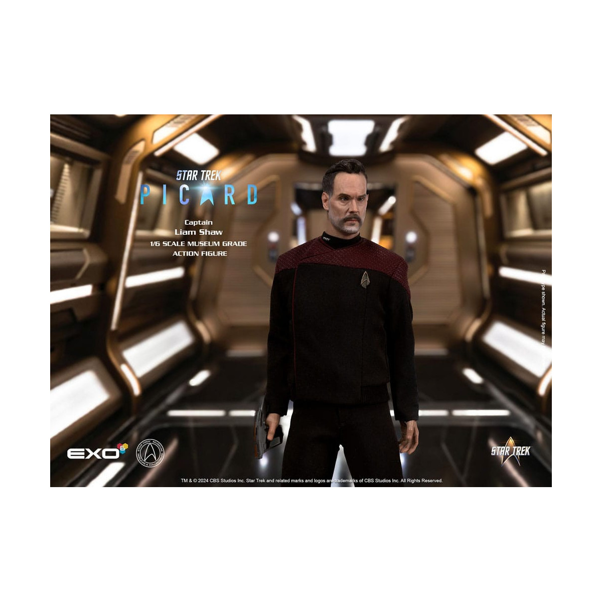 EXO-6 - Star Trek: Picard - Captain Liam Shaw Figur im Maßstab 1:6