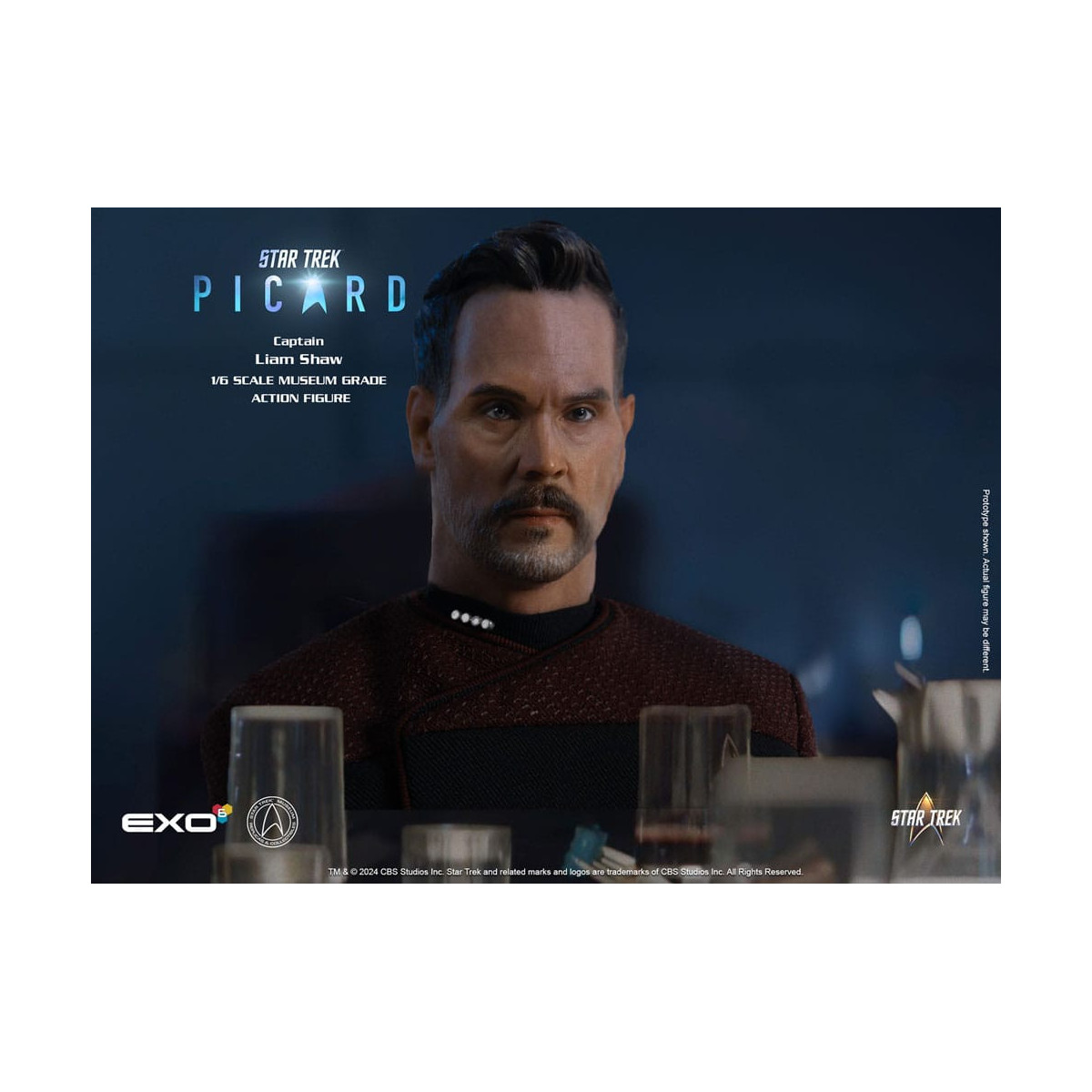 EXO-6 - Star Trek: Picard - Captain Liam Shaw Figur im Maßstab 1:6