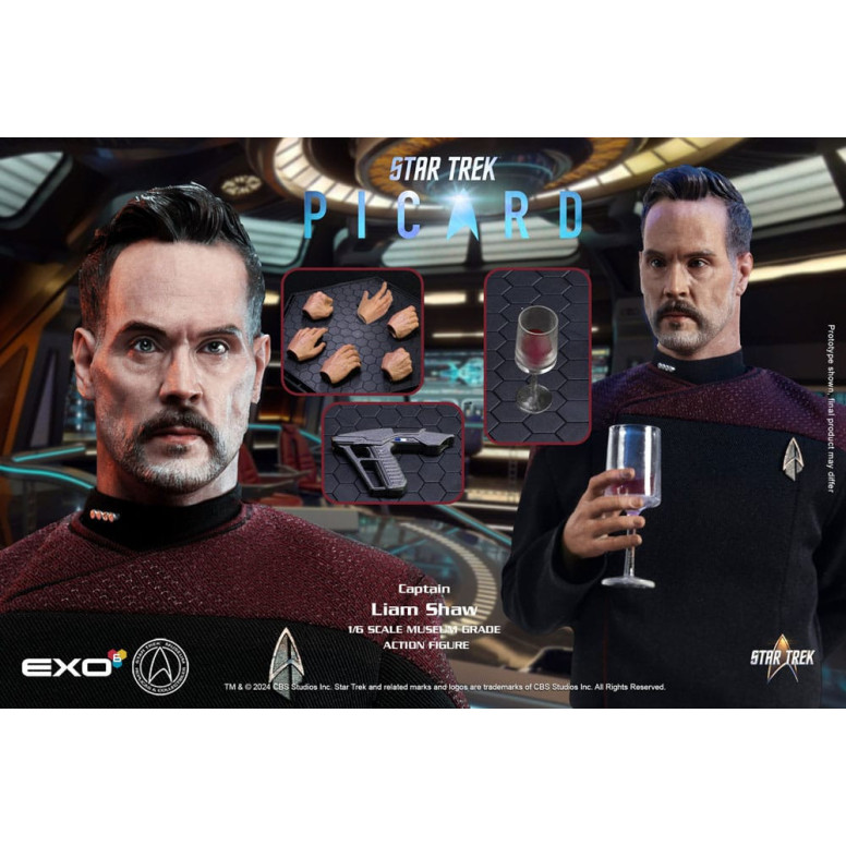 EXO-6 - Star Trek: Picard - Captain Liam Shaw Figur im Maßstab 1:6